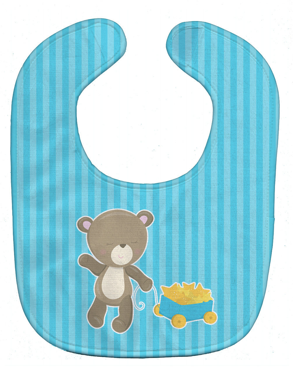 Baby Boy Bear Wagon Baby Bib BB8618BIB - the-store.com