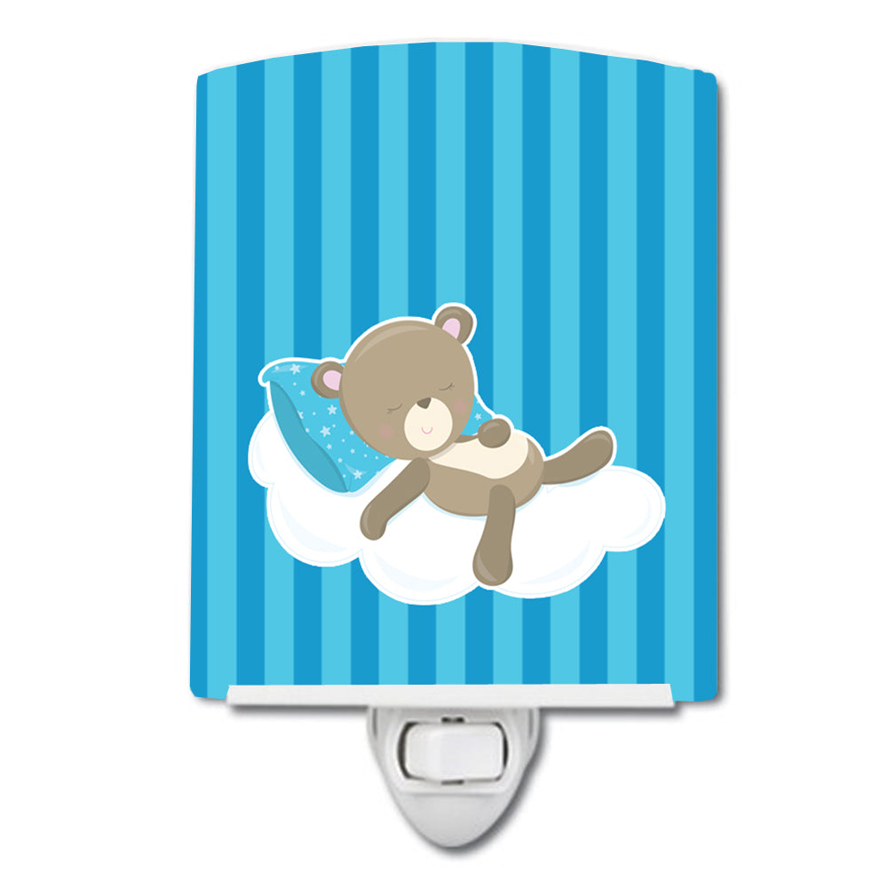 Baby Boy Bear on Cloud Ceramic Night Light BB8620CNL - the-store.com