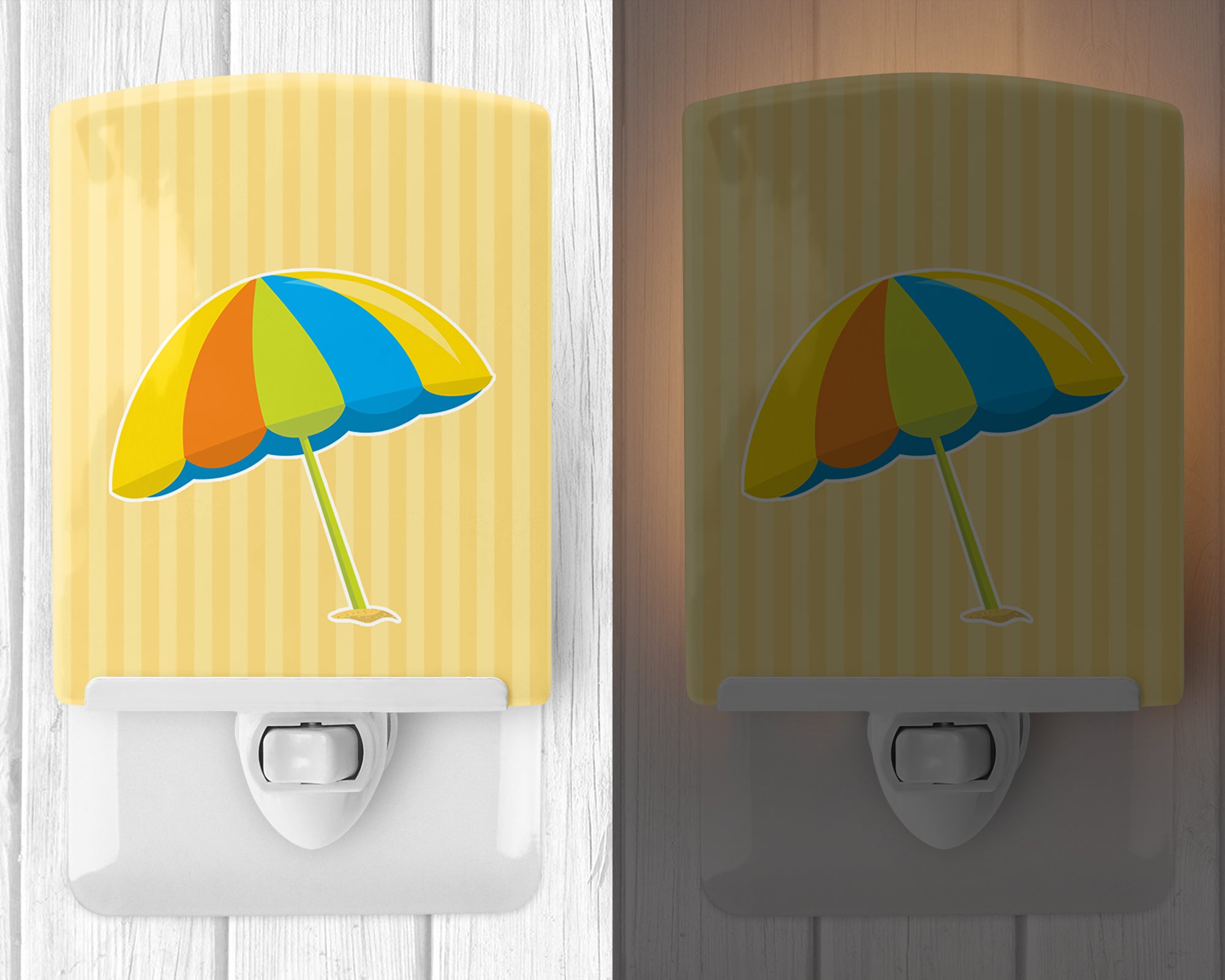 Beach Umbrella Ceramic Night Light BB8643CNL - the-store.com