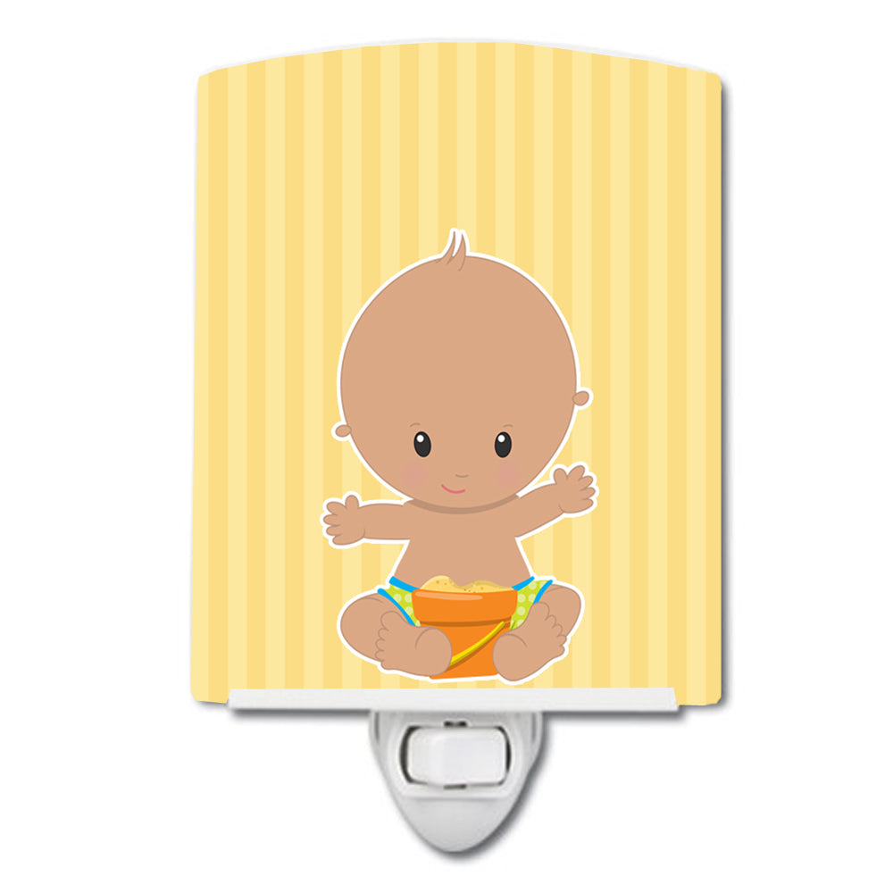 Beach Baby Boy Bathing Suit Ceramic Night Light BB8653CNL - the-store.com