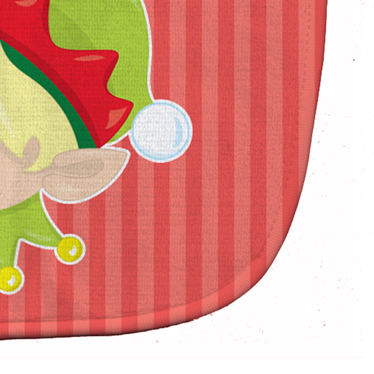 Christmas Blonde Boy Elf Baby Bib BB8666BIB - the-store.com