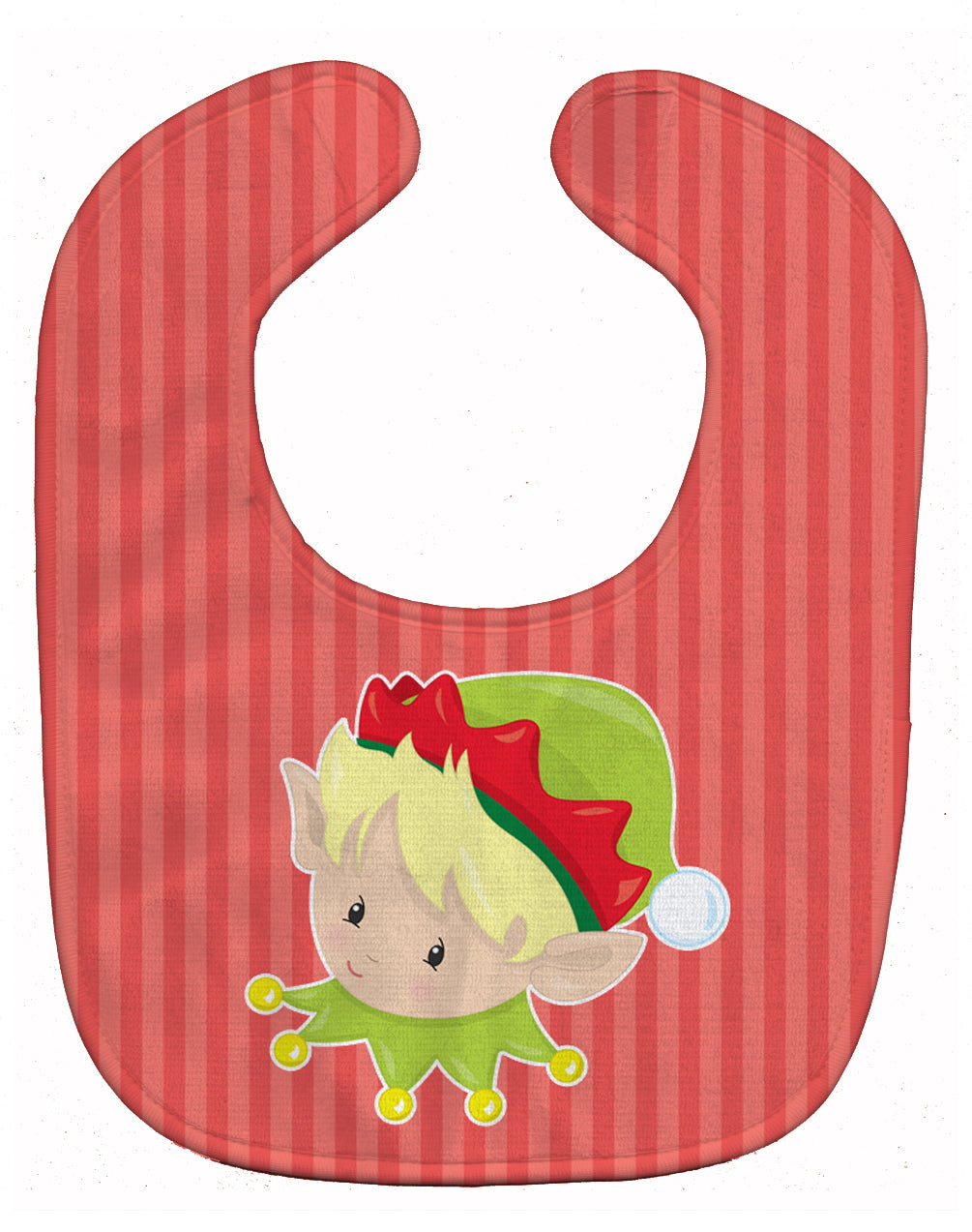 Christmas Blonde Boy Elf Baby Bib BB8666BIB - the-store.com