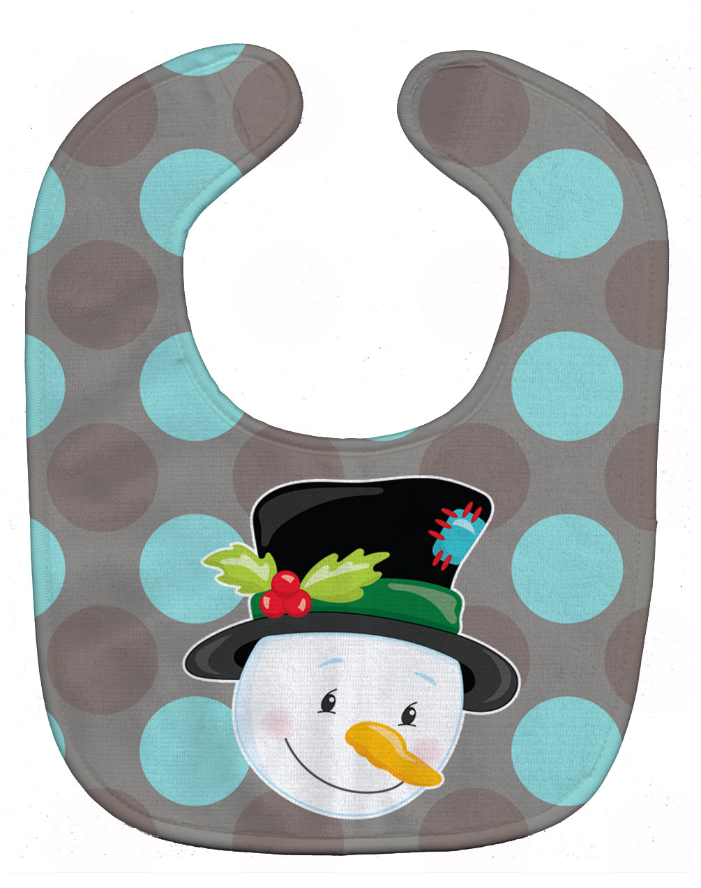 Christmas Snowman Baby Bib BB8671BIB - the-store.com