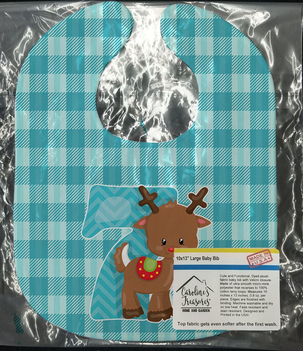 Christmas Month 7 Reindeer Baby Bib BB8693BIB - the-store.com