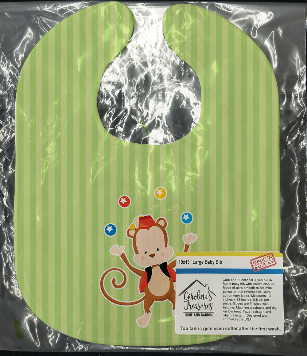 Monkey Juggler Baby Bib BB8696BIB - the-store.com