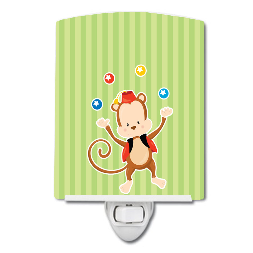 Monkey Juggler Ceramic Night Light BB8696CNL - the-store.com