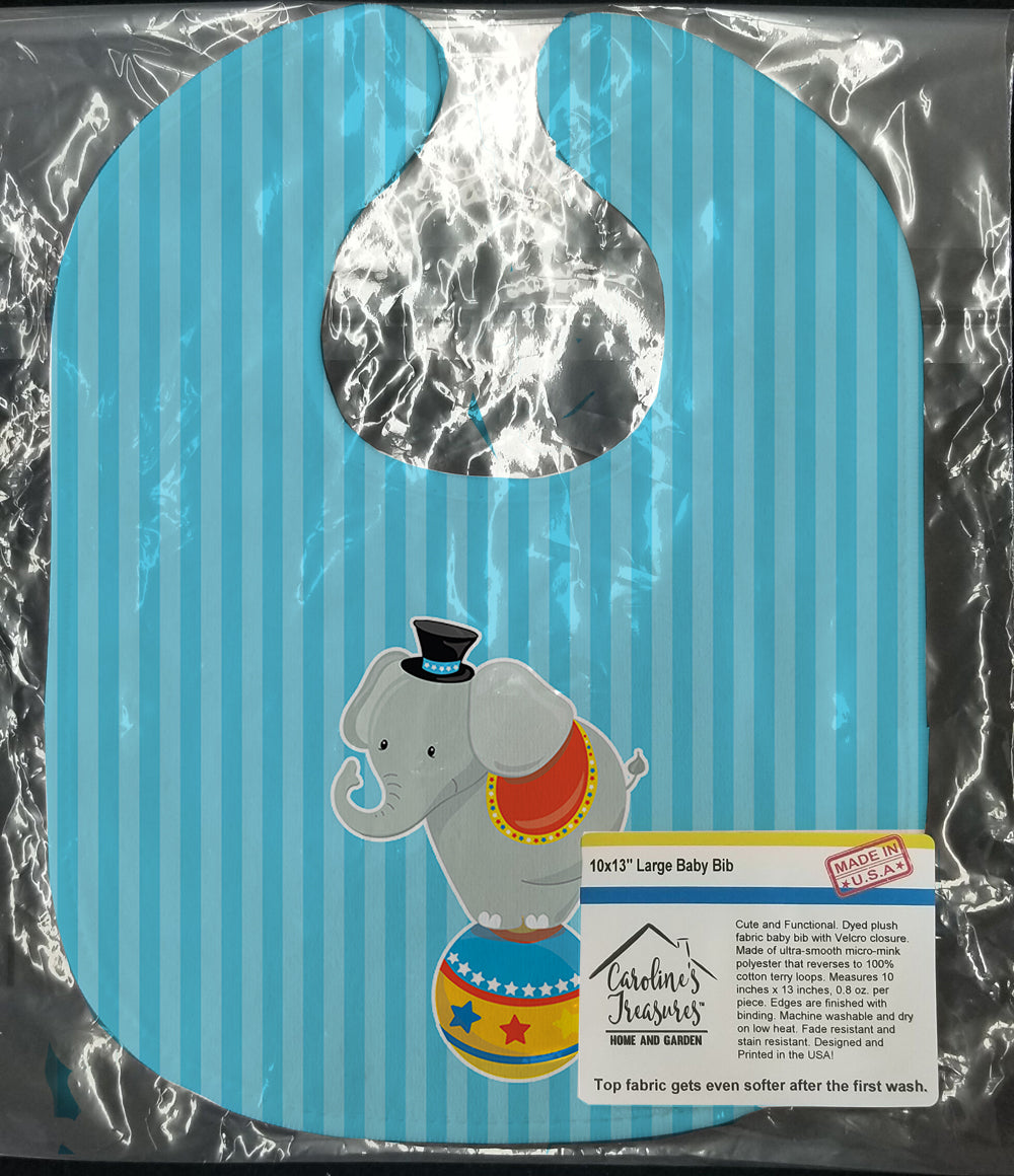 Circus Elephant Baby Bib BB8699BIB - the-store.com