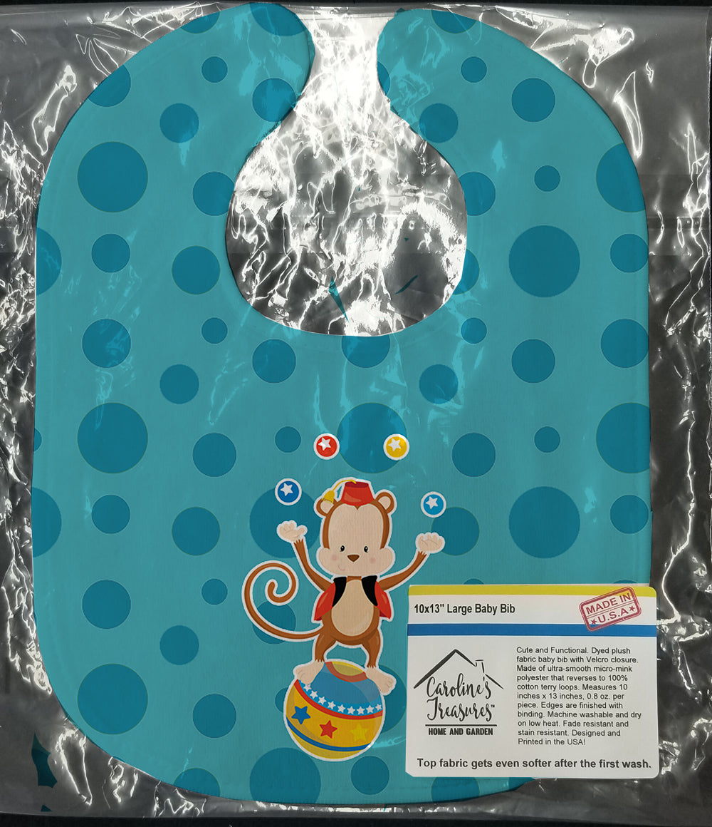 Circus Monkey Baby Bib BB8704BIB - the-store.com