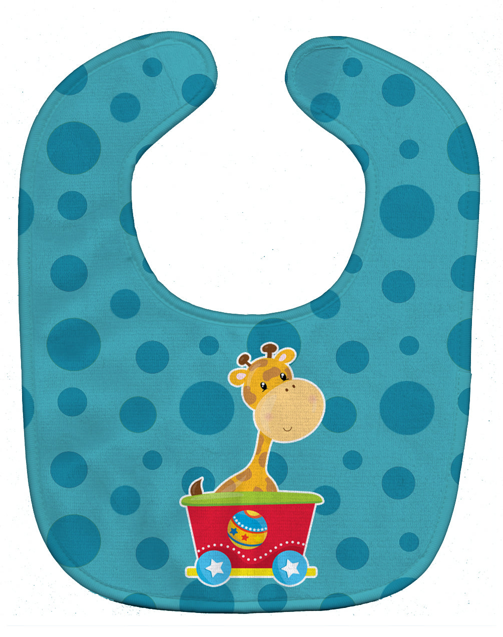 Circus Giraffe Train Car Baby Bib BB8708BIB - the-store.com