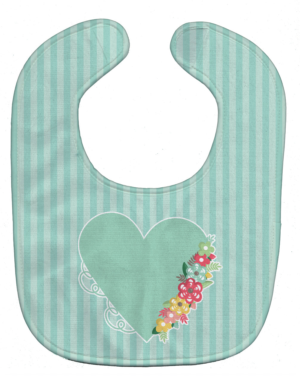 Heart and Flowers Baby Bib BB8773BIB - the-store.com