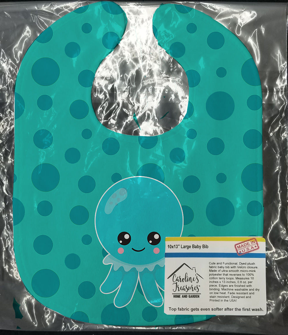 Ocean Octopus Blue Baby Bib BB8794BIB - the-store.com