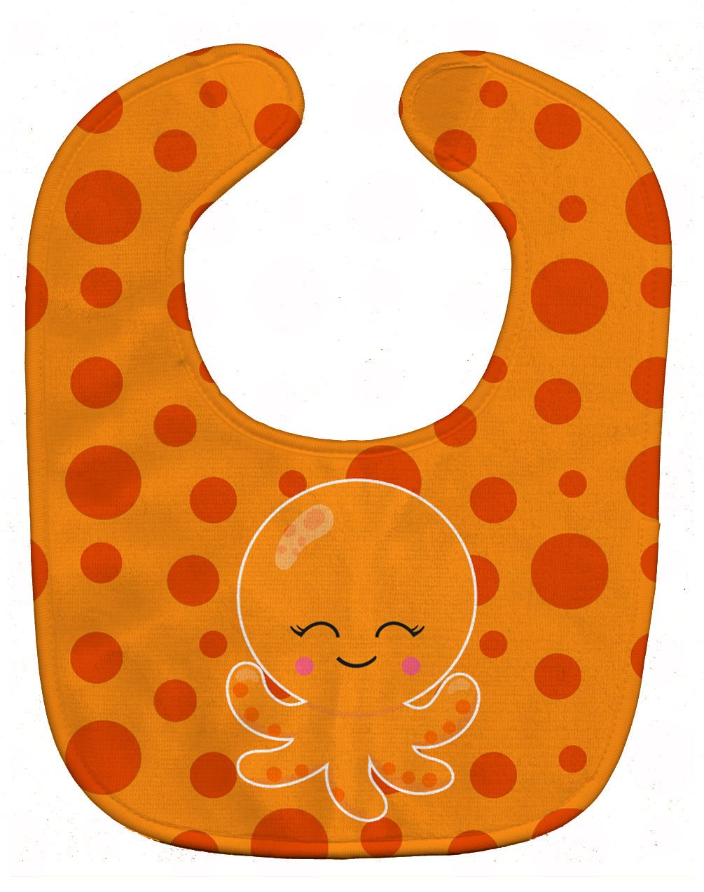 Ocean Octopus Orange Baby Bib BB8795BIB - the-store.com