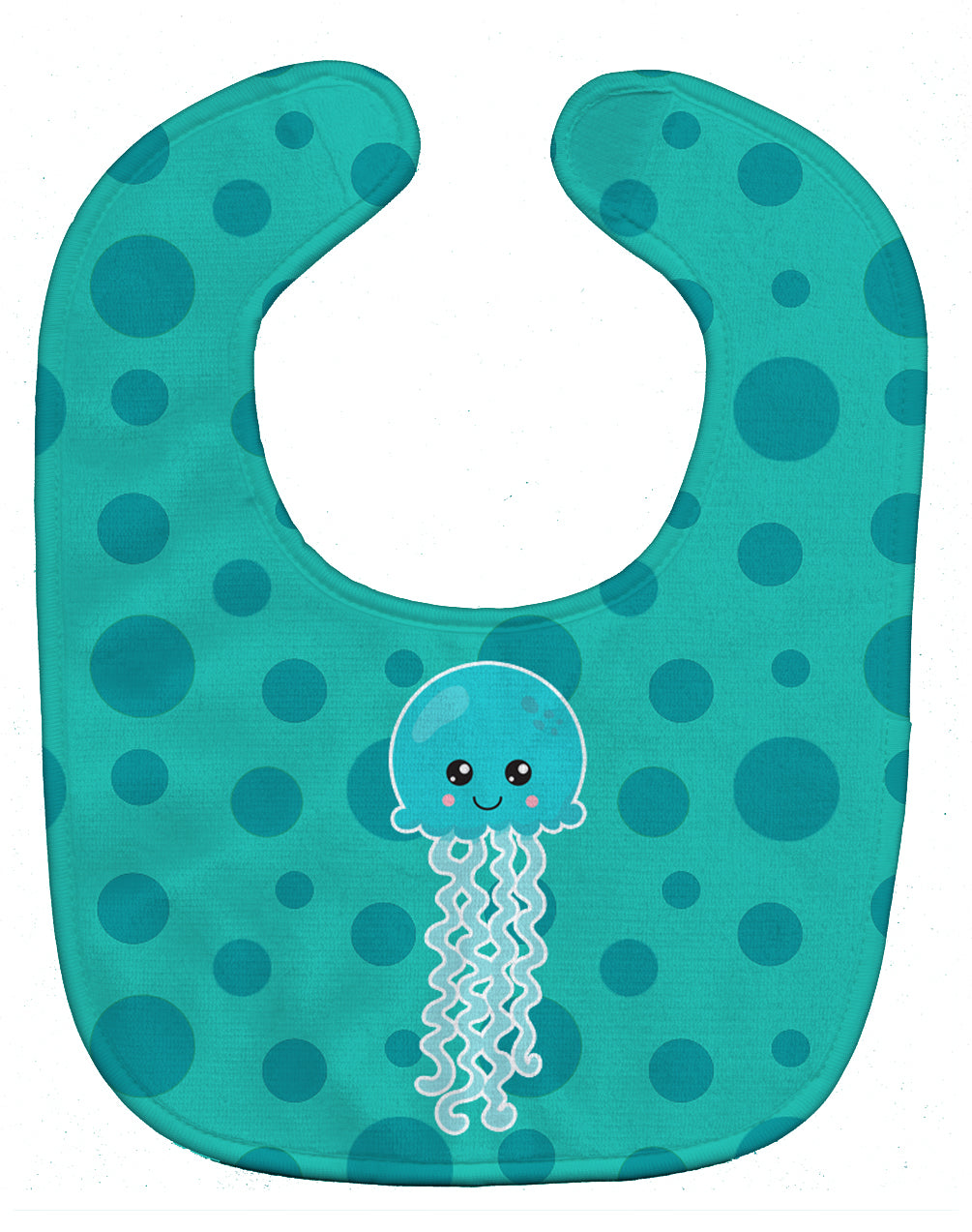 Ocean Jellyfish Blue Baby Bib BB8796BIB - the-store.com