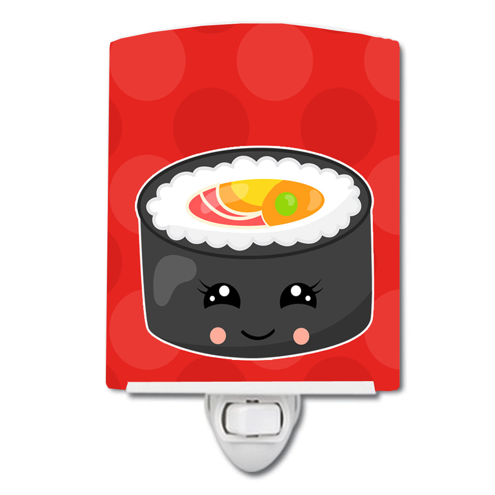 Tuna Sushi Roll with Face Ceramic Night Light BB8800CNL - the-store.com