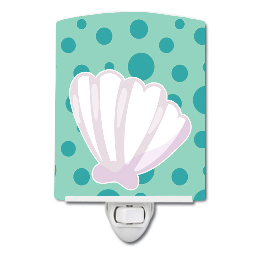 Beach Scallop Shell Ceramic Night Light BB8840CNL - the-store.com