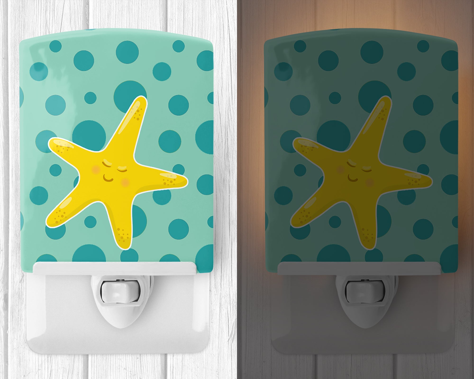 Beach Starfish Ceramic Night Light BB8841CNL - the-store.com