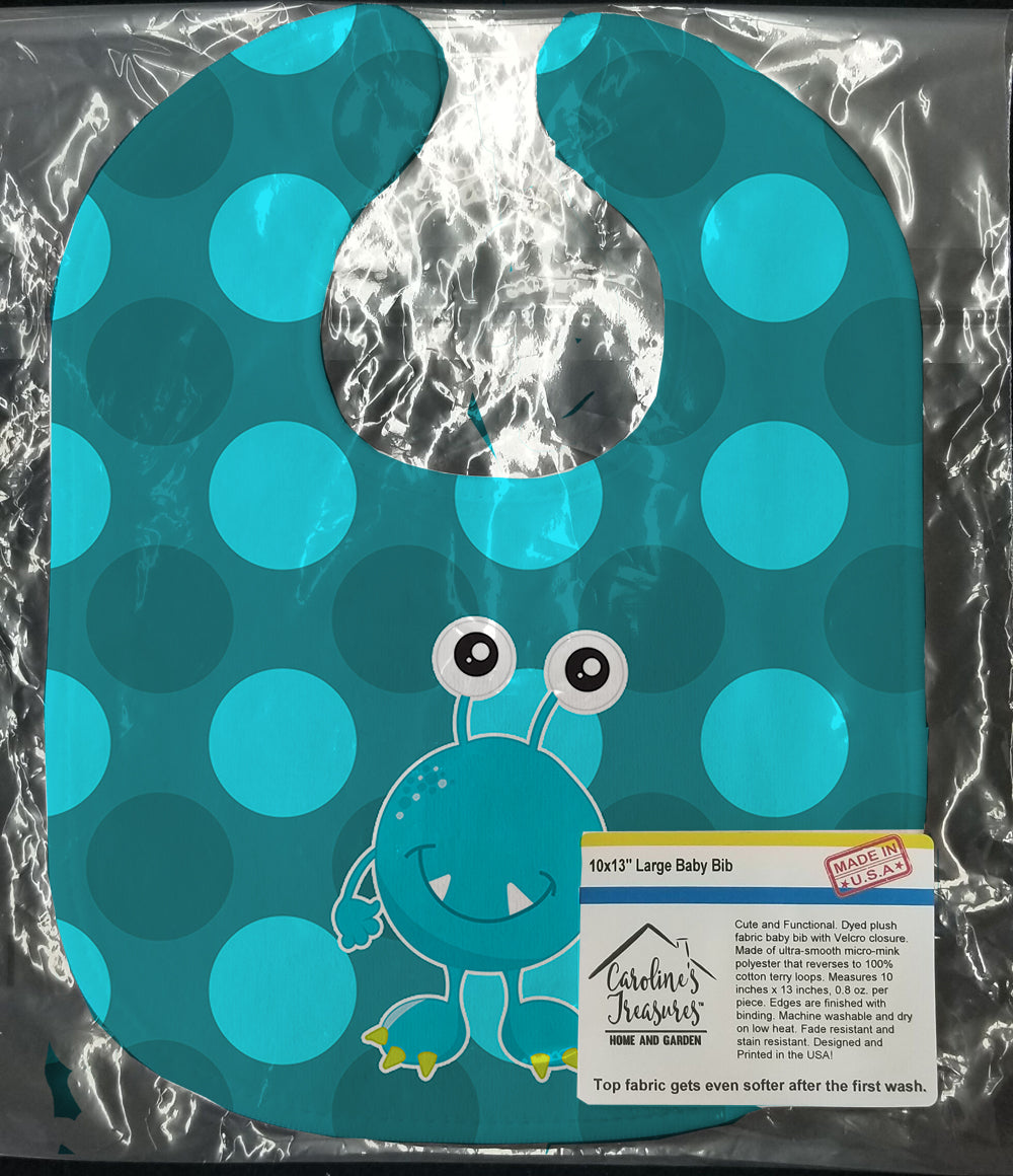 Monster Blue Baby Bib BB8847BIB - the-store.com