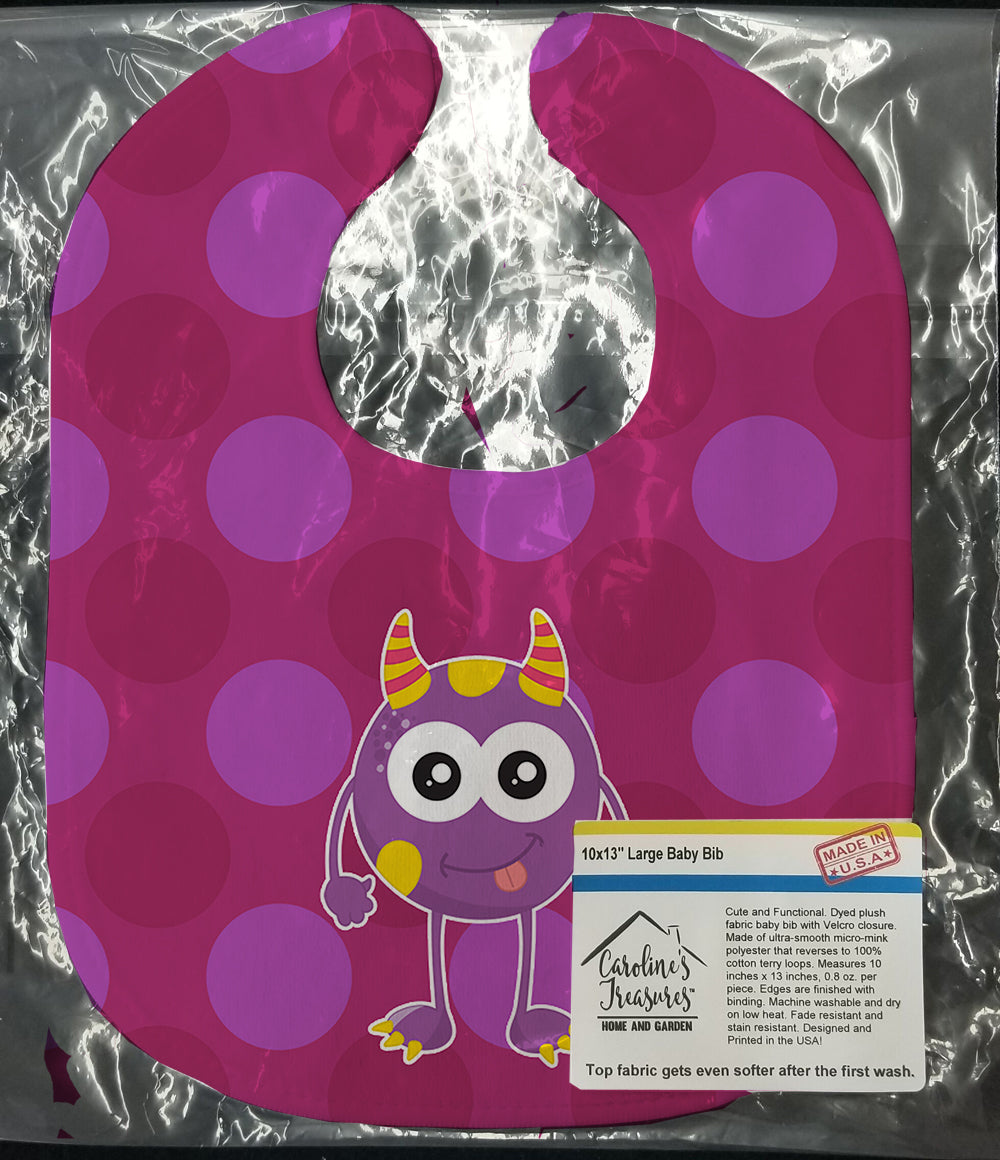 Monster Purple Baby Bib BB8850BIB - the-store.com