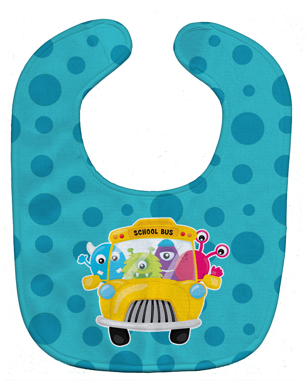 Monster School Bus Baby Bib BB8862BIB - the-store.com