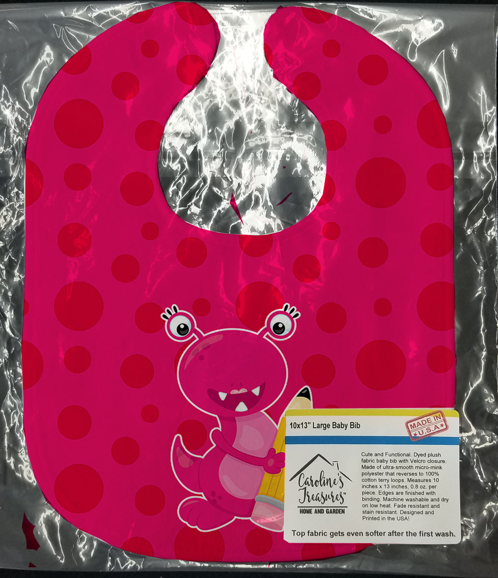 Monster Pink Baby Bib BB8864BIB - the-store.com