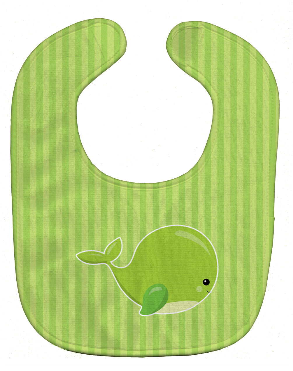 Nautical Whale Green Baby Bib BB8881BIB - the-store.com