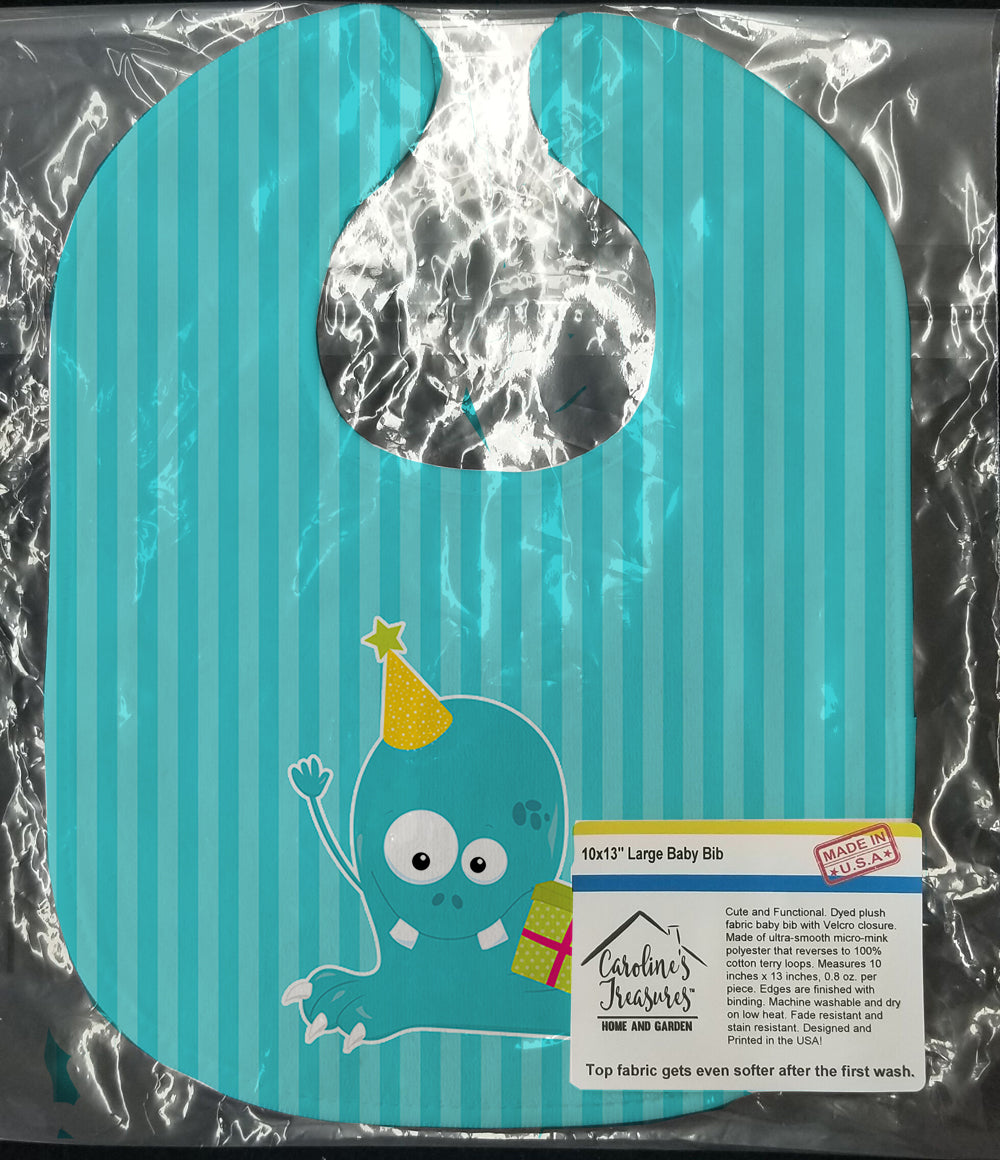 Birthday Monster Blue Baby Bib BB8932BIB - the-store.com