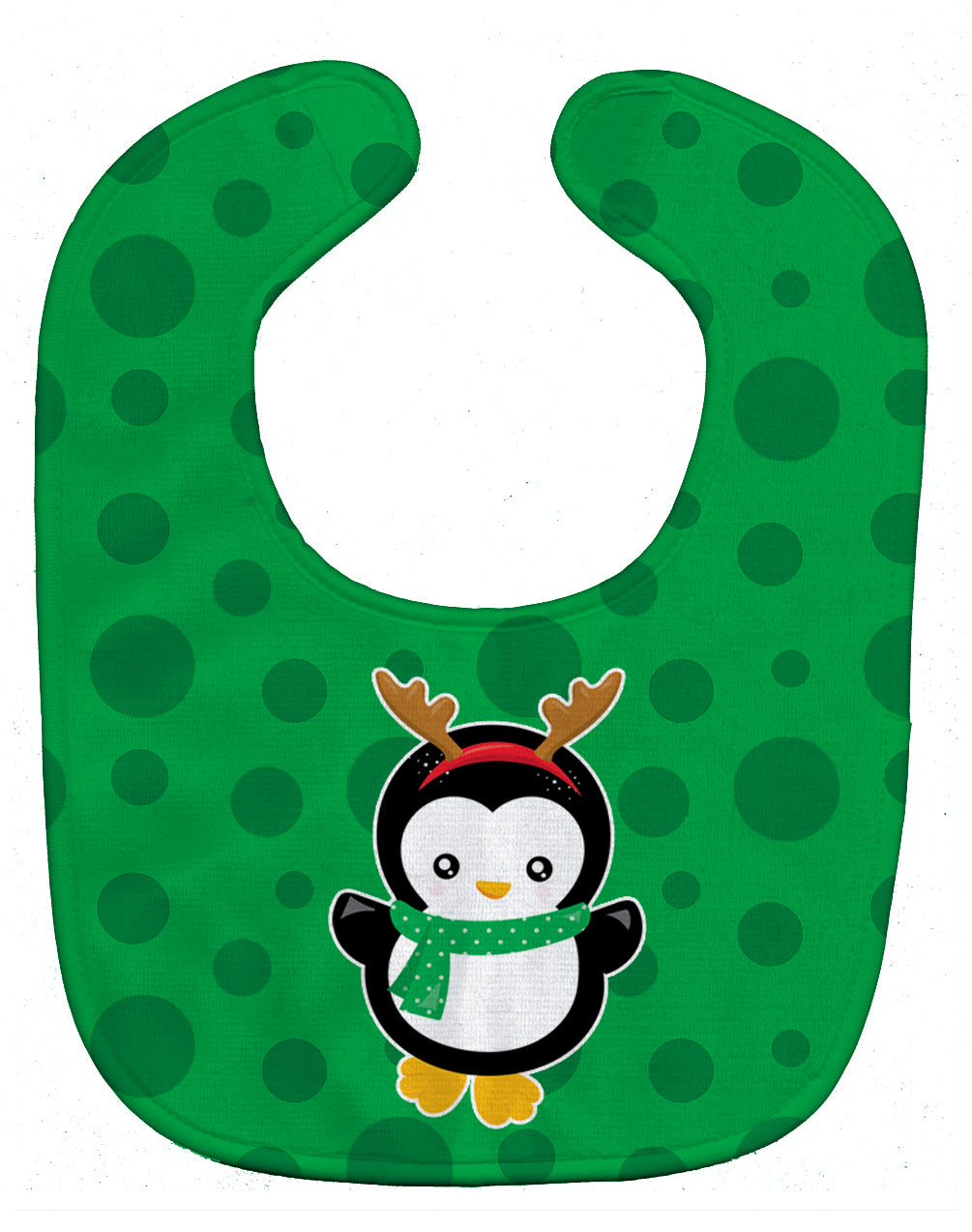 Christmas Penquin Reindeer Baby Bib BB8944BIB - the-store.com