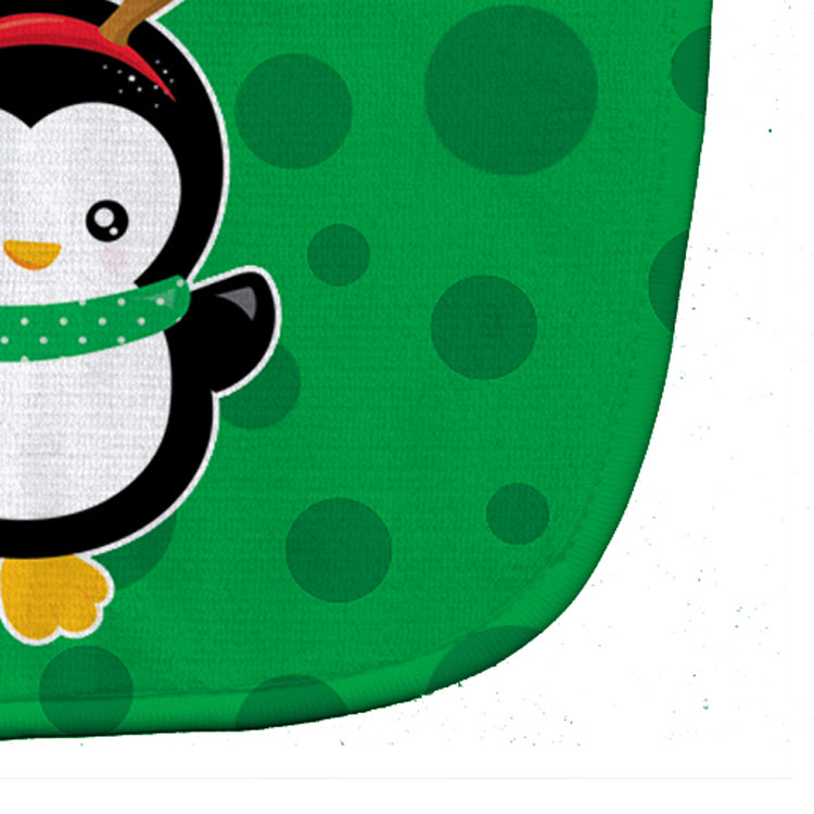 Christmas Penquin Reindeer Baby Bib BB8944BIB - the-store.com