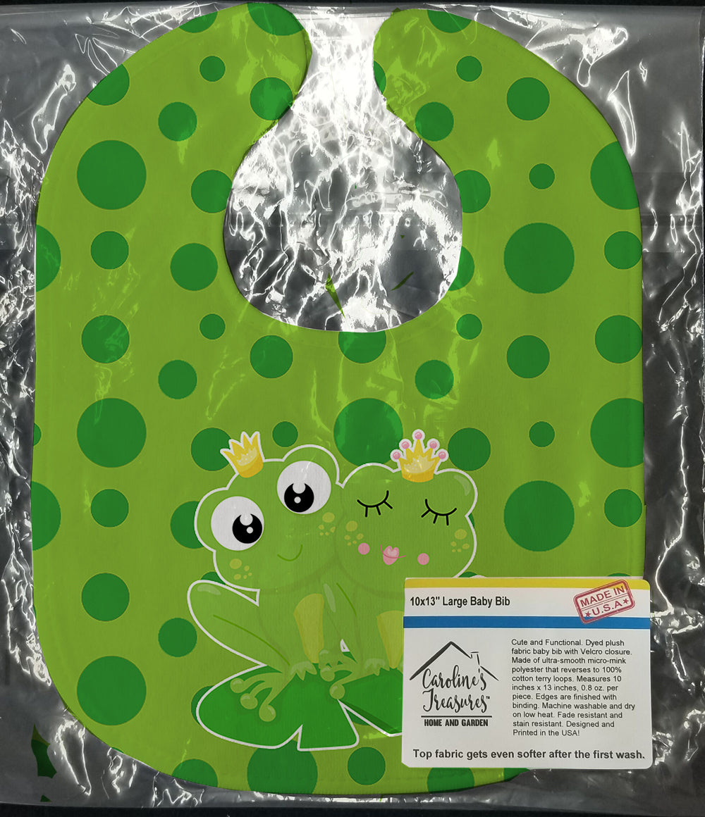 Frog Prince and Princess Baby Bib BB8988BIB - the-store.com