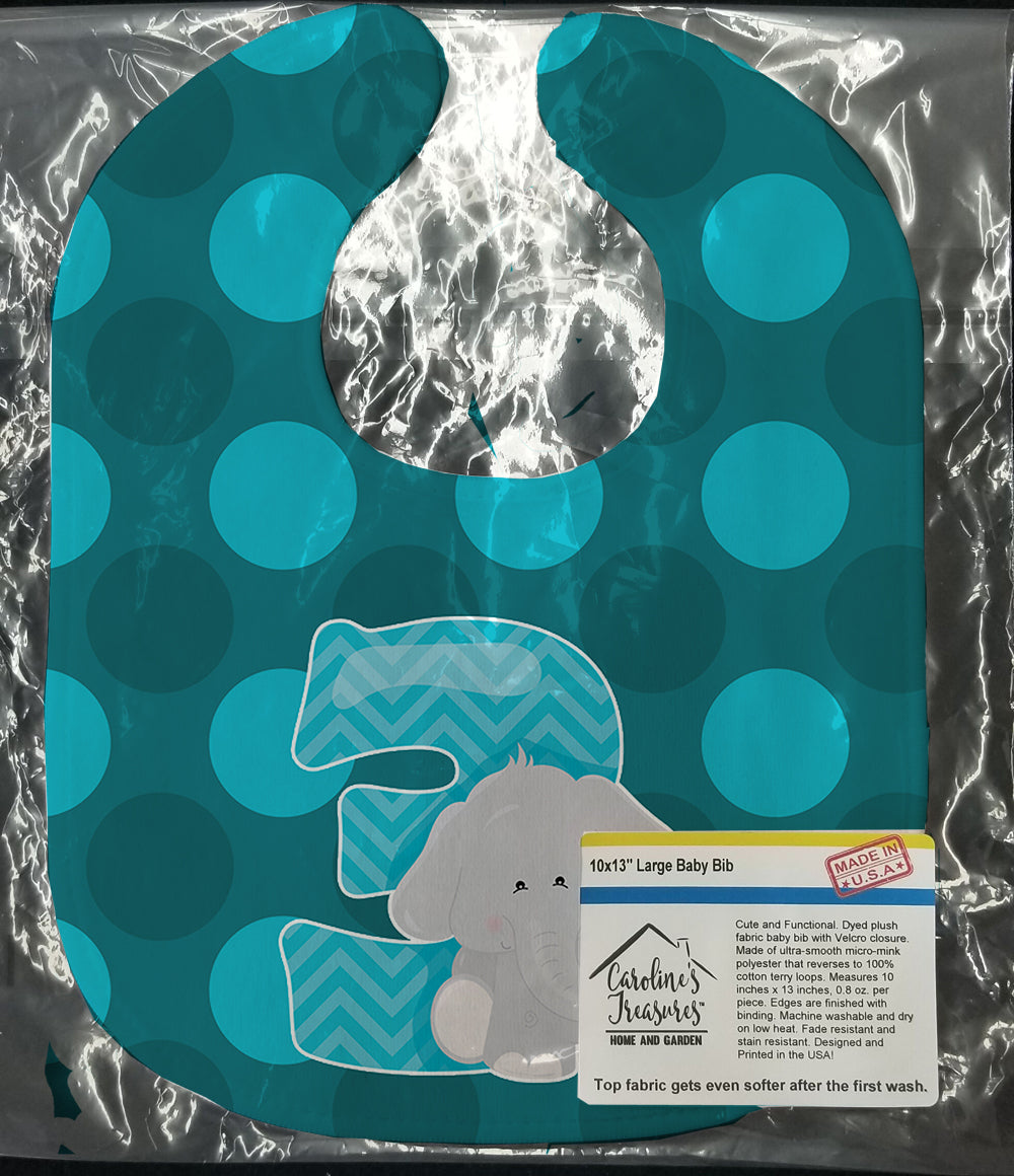 Zoo Month 3 Elephant Baby Bib BB9010BIB - the-store.com