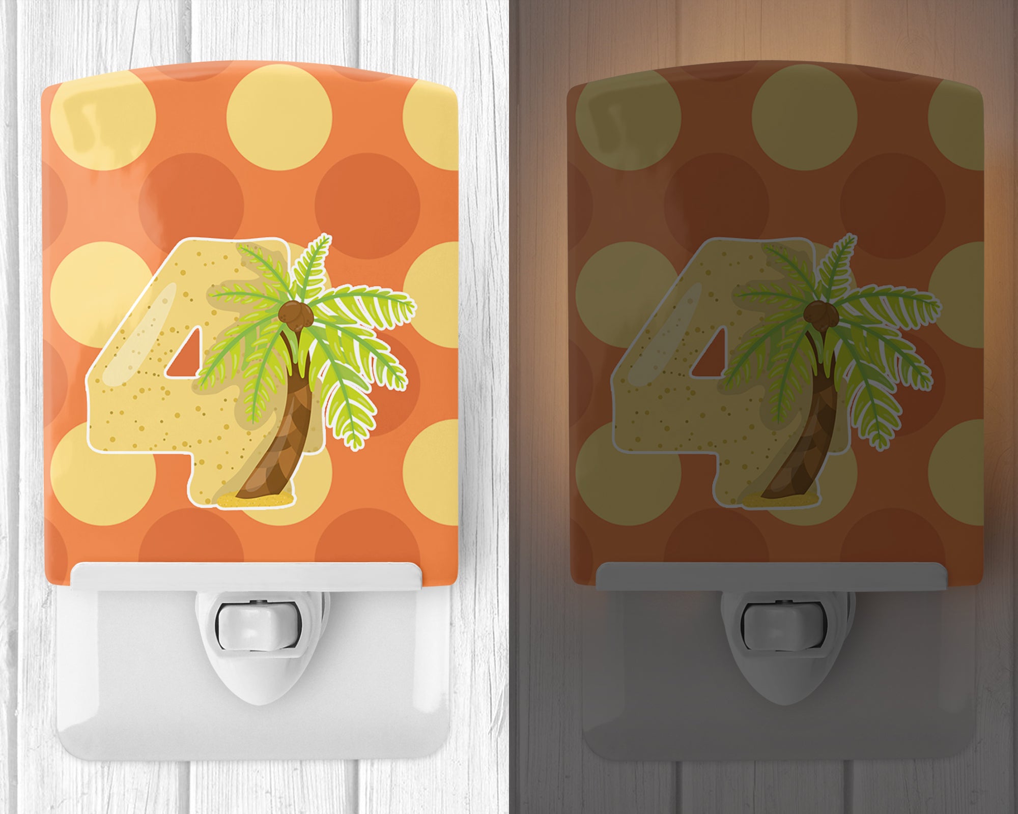 Zoo Month 4 Palm Tree Ceramic Night Light BB9011CNL - the-store.com