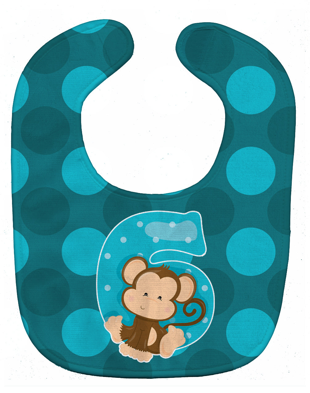 Zoo Month 6 Monkey Baby Bib BB9013BIB - the-store.com