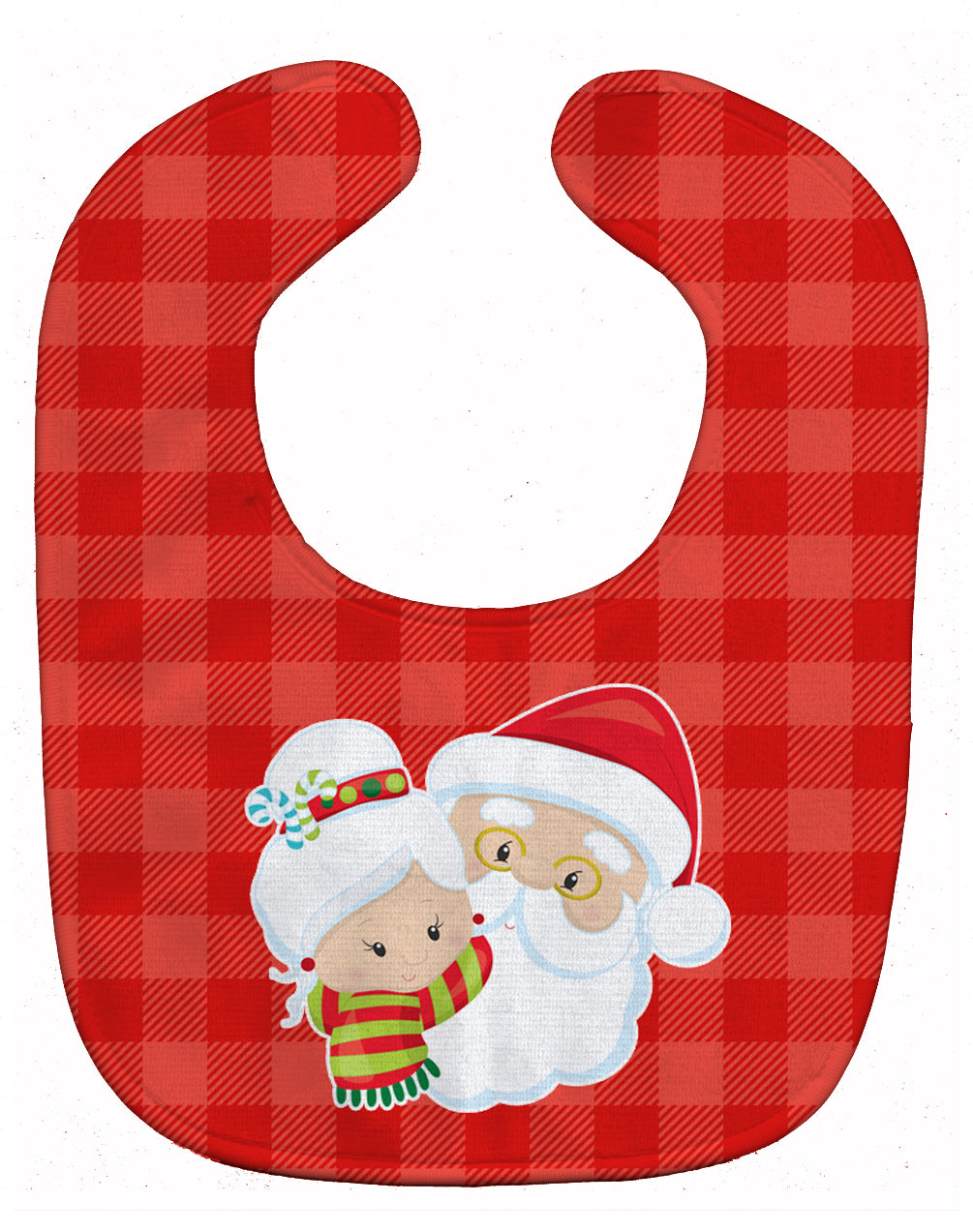 Christmas Santa Claus and Mrs Claus Baby Bib BB9020BIB - the-store.com