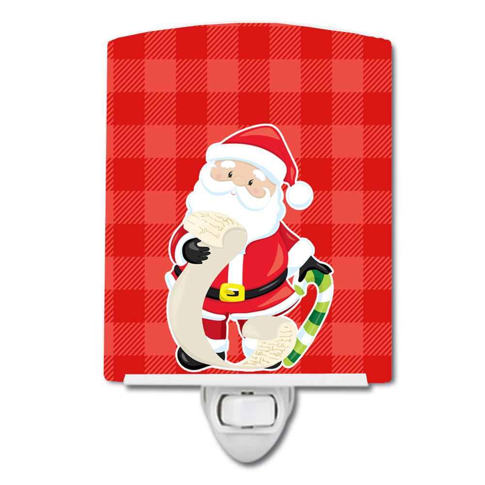 Christmas Santa Claus list Ceramic Night Light BB9021CNL - the-store.com