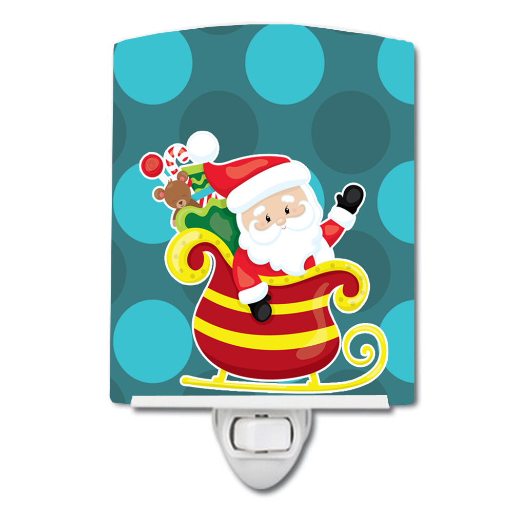 Christmas Santa Claus Sleigh Ceramic Night Light BB9023CNL - the-store.com