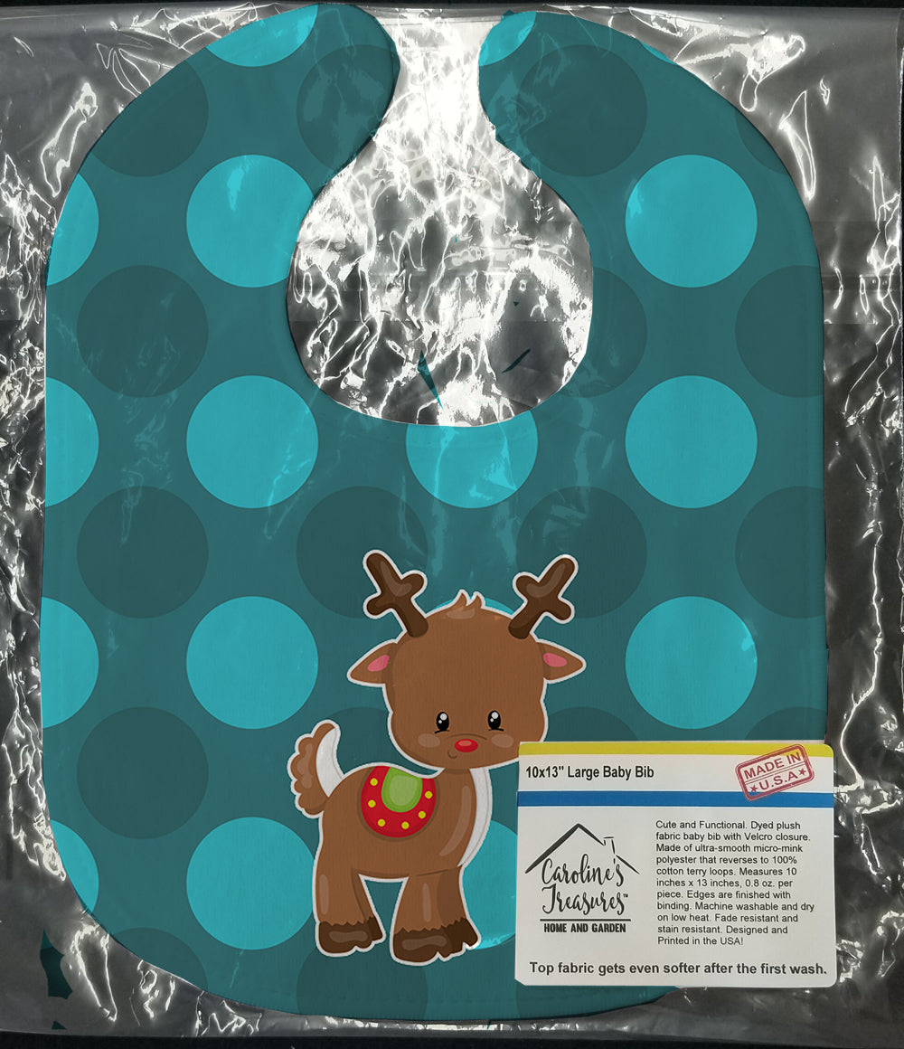 Christmas Reindeer Baby Bib BB9024BIB - the-store.com