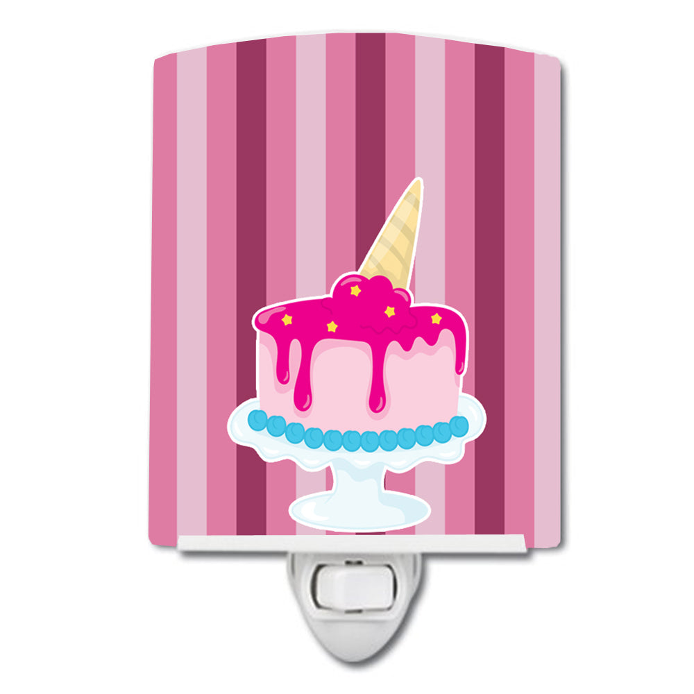 Ice Cream Cone Cake Ceramic Night Light BB9061CNL - the-store.com