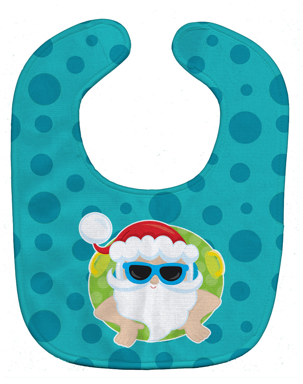 Beach Santa Claus Baby Bib BB9068BIB - the-store.com