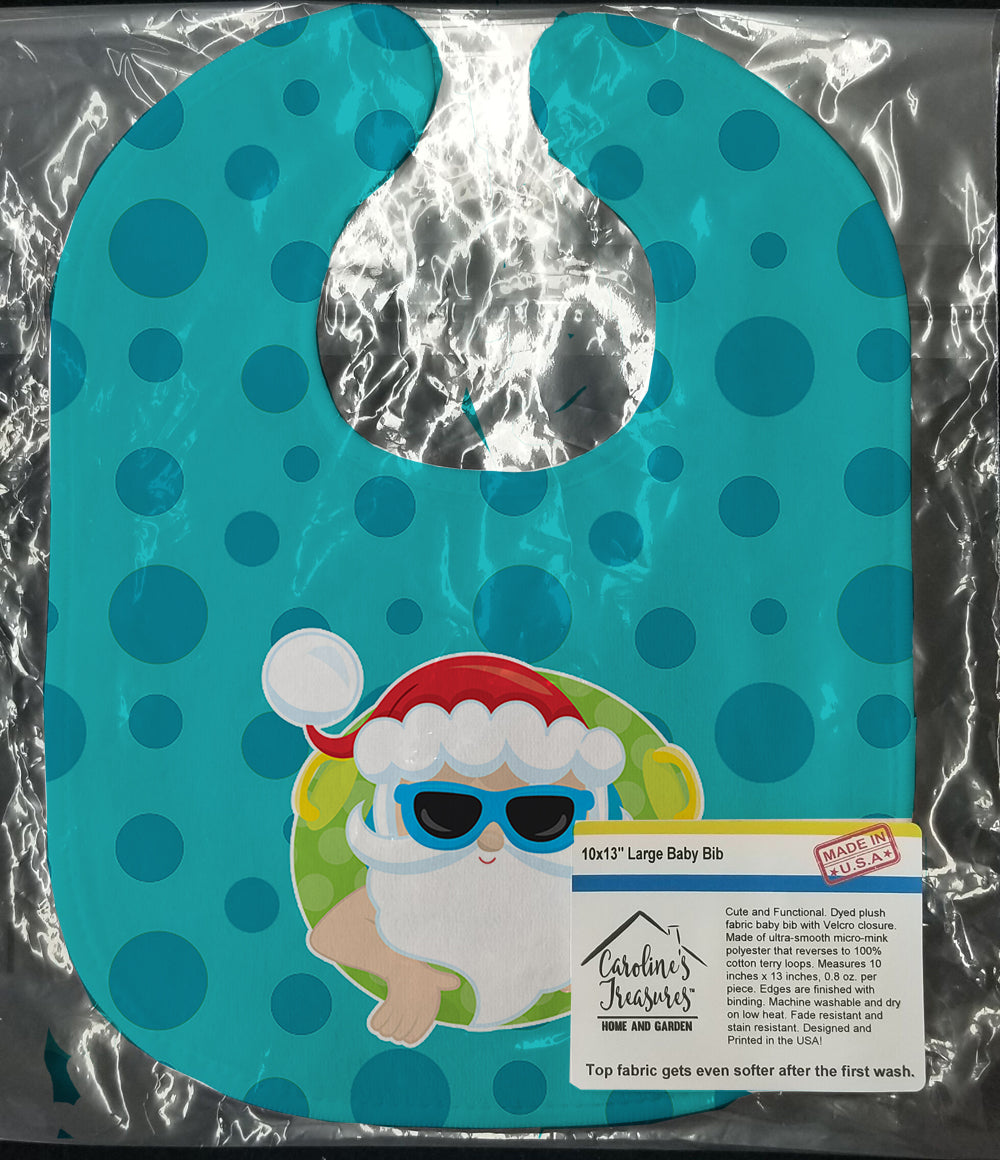 Beach Santa Claus Baby Bib BB9068BIB - the-store.com