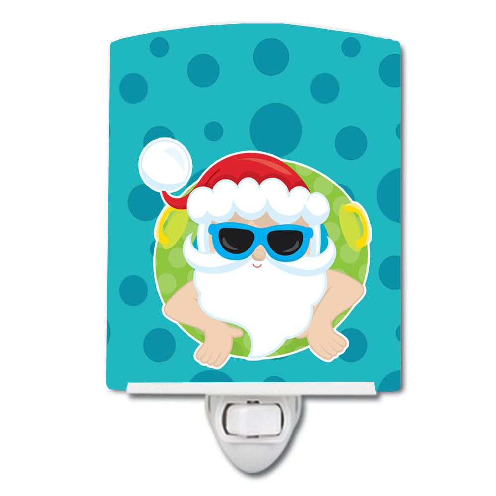 Beach Santa Claus #1 Ceramic Night Light BB9068CNL - the-store.com