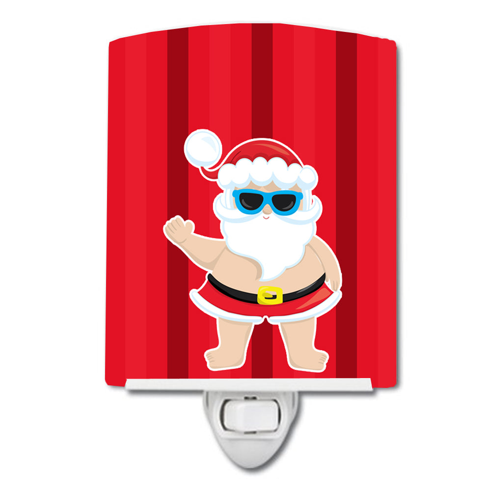 Beach Santa Claus #3 Ceramic Night Light BB9070CNL - the-store.com