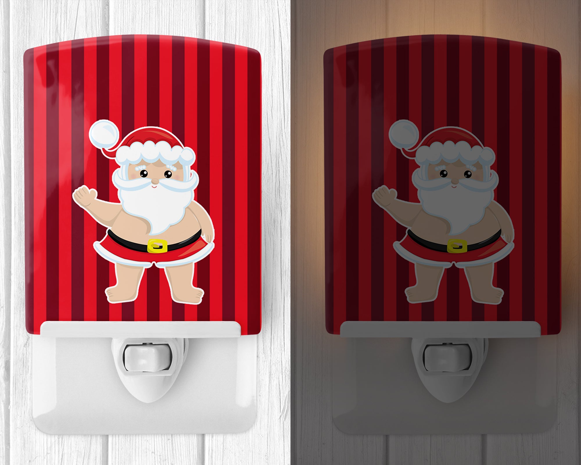 Beach Santa Claus #4 Ceramic Night Light BB9071CNL - the-store.com