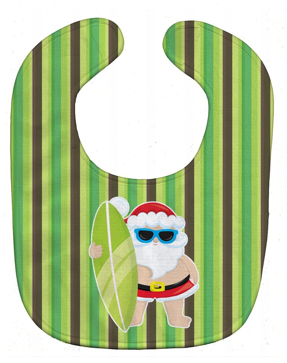 Beach Santa Claus Baby Bib BB9072BIB - the-store.com