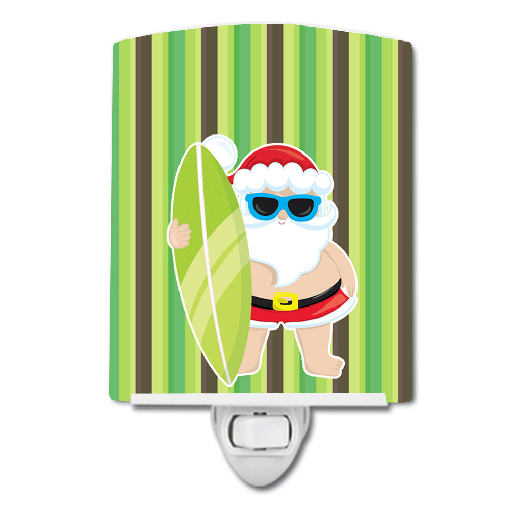 Beach Santa Claus #5 Ceramic Night Light BB9072CNL - the-store.com