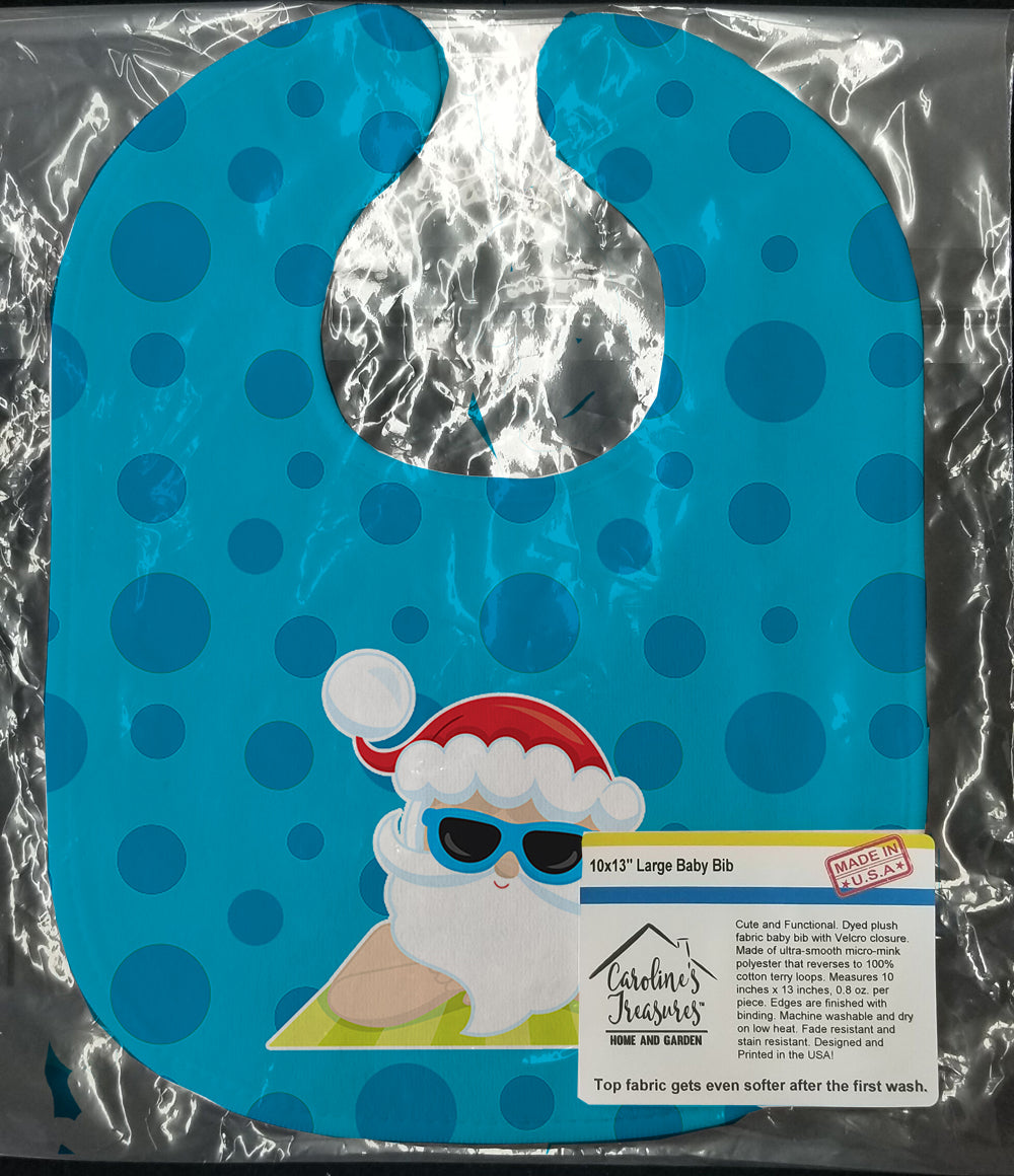 Beach Santa Claus Baby Bib BB9074BIB - the-store.com