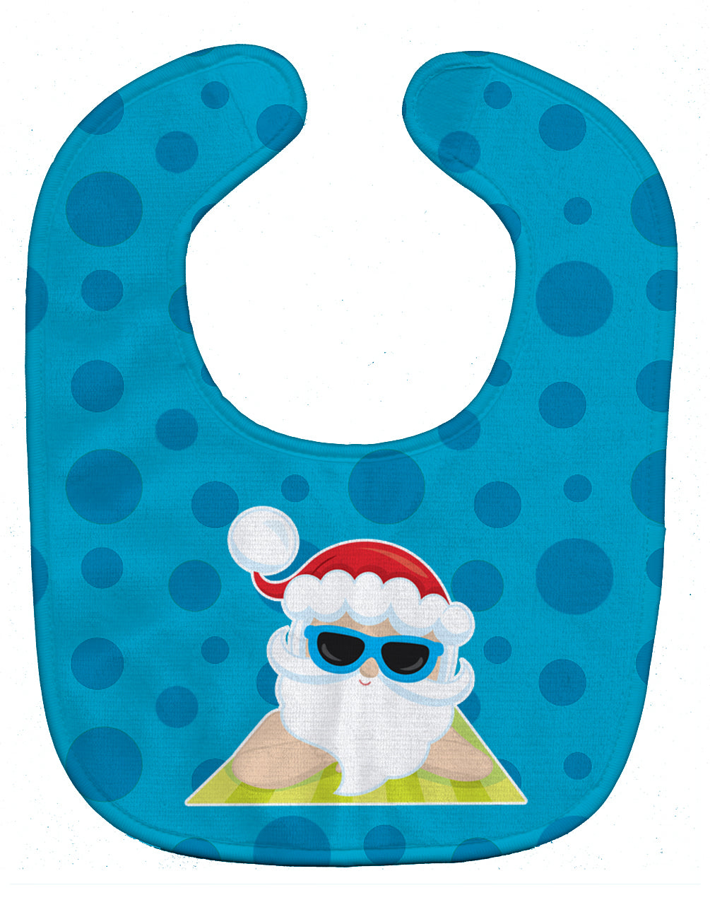 Beach Santa Claus Baby Bib BB9074BIB - the-store.com