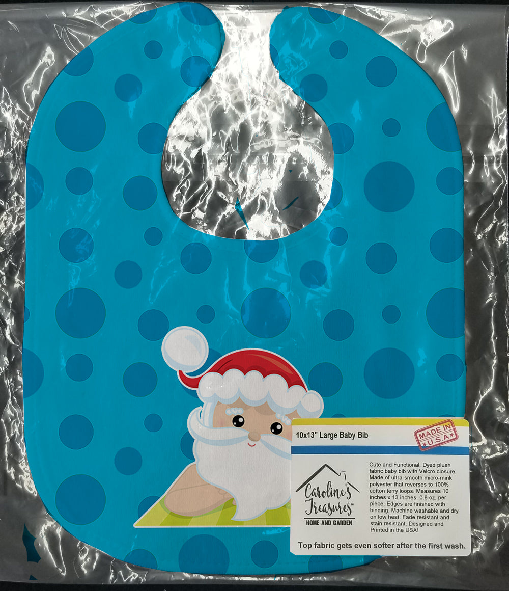 Beach Santa Claus Baby Bib BB9075BIB - the-store.com