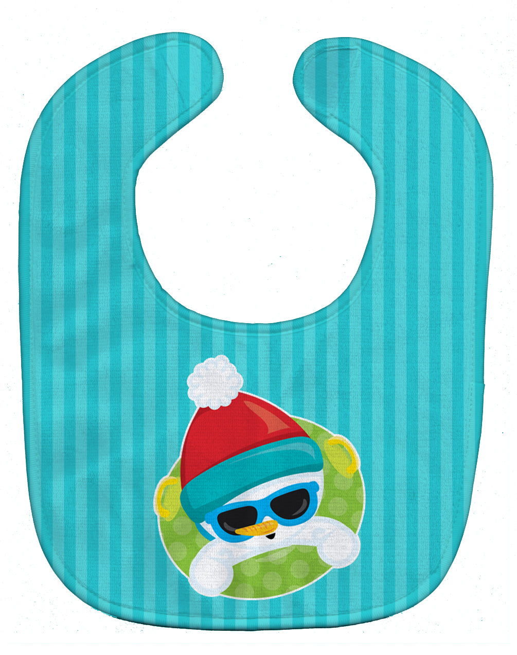 Beach Snowman Baby Bib BB9078BIB - the-store.com