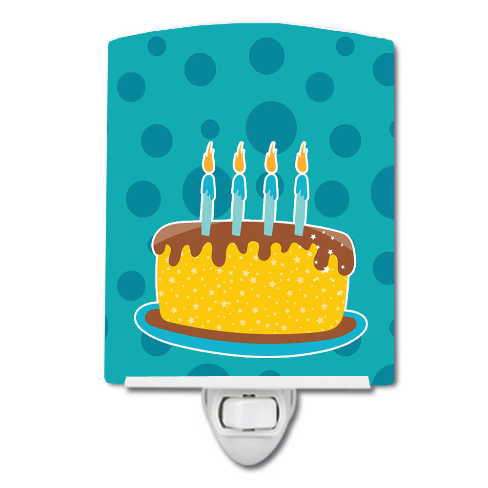 Birthday Cake Ceramic Night Light BB9094CNL - the-store.com