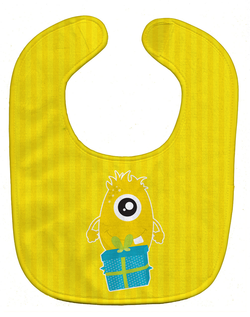 Birthday Monster with Present Baby Bib BB9098BIB - the-store.com